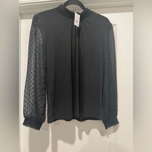 NWT black J Crew Factory top